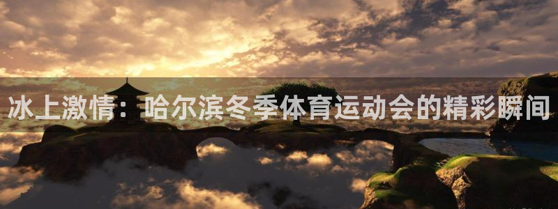 冰上激情：哈尔滨冬季体育运动会的精彩瞬间